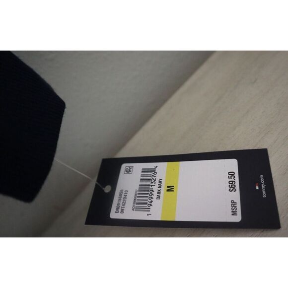 Tommy Hilfiger Men's Sz M Dark Navy Modern Essentials Fleece Hoodie $70 - Picture 7 of 7